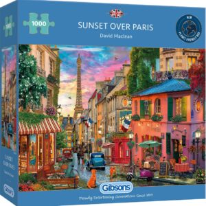 Sunset over Paris Puzzel - Gibsons puzzels - 1.000 stukjes